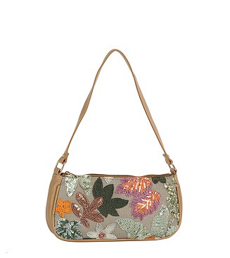 Sequin Embroidery Shoulder Bag