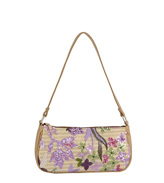 Sequin Embroidery Shoulder Bag