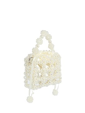 Pearl Beaded Crossbody Purse