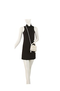 Pearl Beaded Crossbody Purse