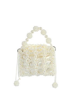 Pearl Beaded Crossbody Purse