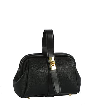 Turn Lock Flap Satchel