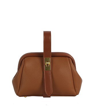 Turn Lock Flap Satchel