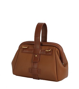 Turn Lock Flap Satchel
