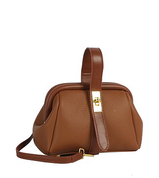 Turn Lock Flap Satchel