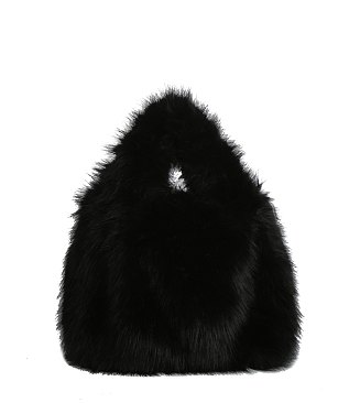 Faux Fur Hobo Bag