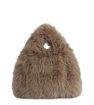 Faux Fur Hobo Bag