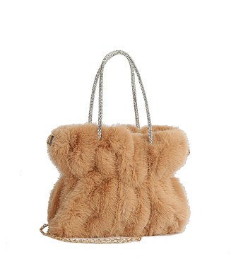 Faux Fur Tote Bag