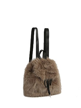 Faux Fur Backpack