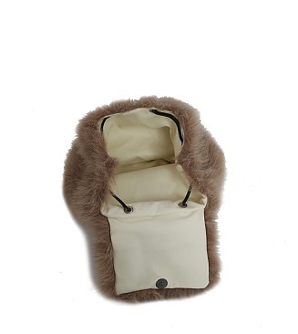 Faux Fur Backpack