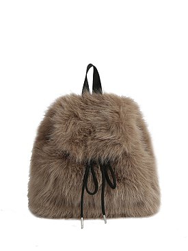 Faux Fur Backpack