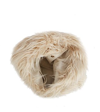 Faux Fur Shoulder Bag Hobo
