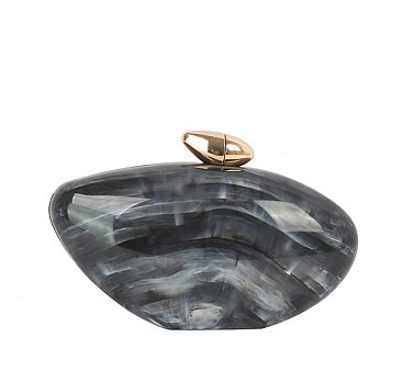Acrylic Shell Shaped Clutch