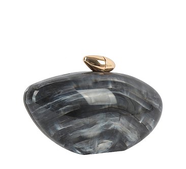 Acrylic Shell Shaped Clutch