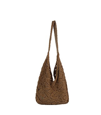 Crochet Hobo Bag