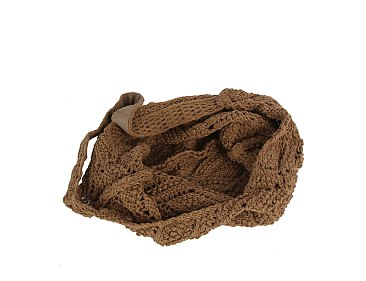 Crochet Hobo Bag