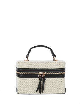 Canvas Boxy Crossbody Bag