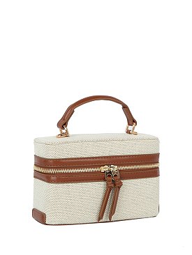 Canvas Boxy Crossbody Bag