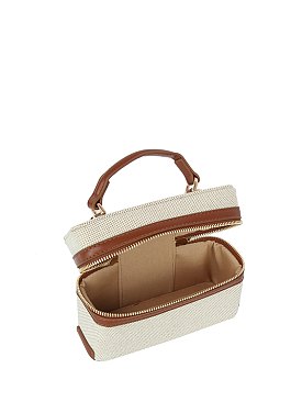 Canvas Boxy Crossbody Bag