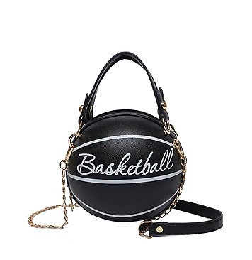 Basketball Shaped Crossbody Bag