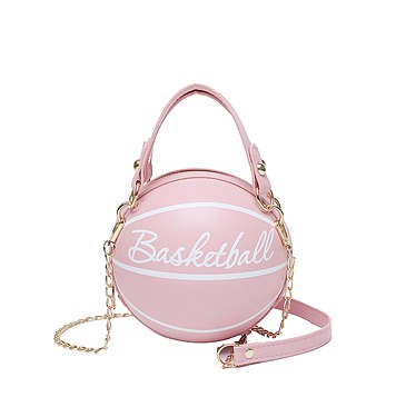 Basketball Shaped Crossbody Bag