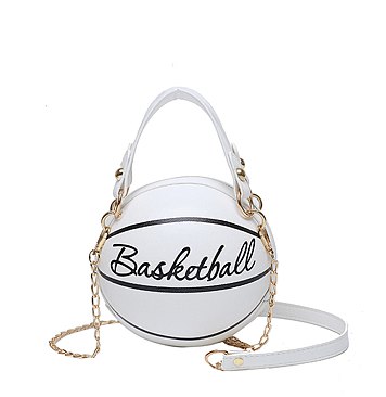 Basketball Shaped Crossbody Bag