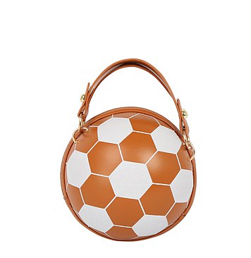 Soccer Ball Shaped Crossbody Bag