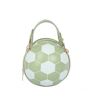 Soccer Ball Shaped Crossbody Bag