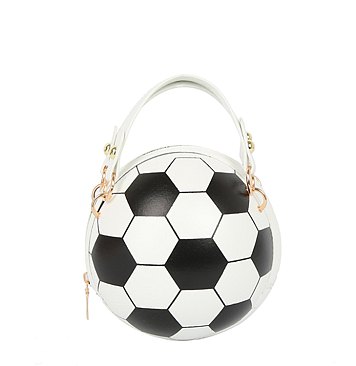 Soccer Ball Shaped Crossbody Bag
