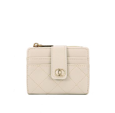 Quilted Short Wallet