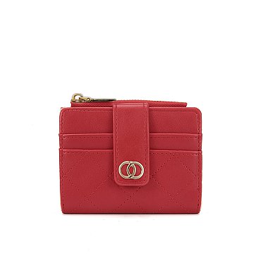 Quilted Short Wallet