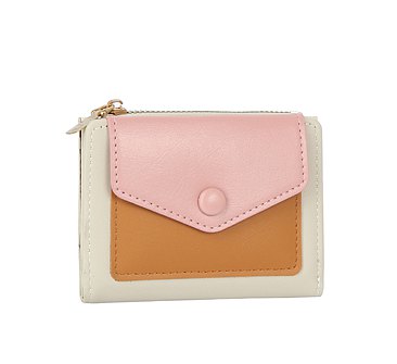 Colorblock Envelope Bi-fold Wallet