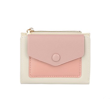 Colorblock Envelope Bi-fold Wallet