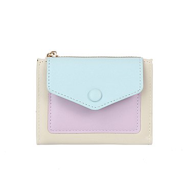 Colorblock Envelope Bi-fold Wallet