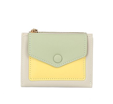 Colorblock Envelope Bi-fold Wallet