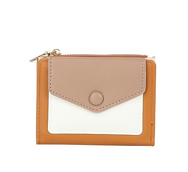 Colorblock Envelope Bi-fold Wallet