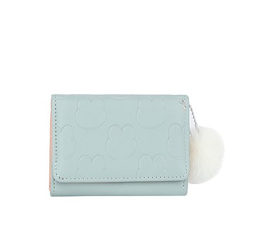Embossed Bunny Tri-fold Wallet