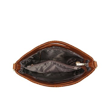 Embossed Flower Satchel