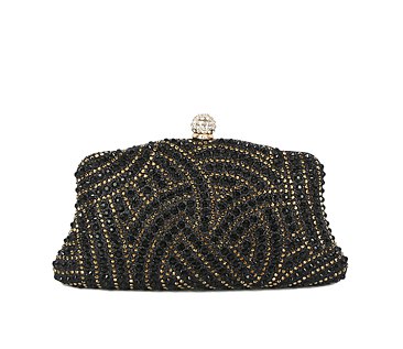 Rhinestone Embellishment Evening Bag Clutch