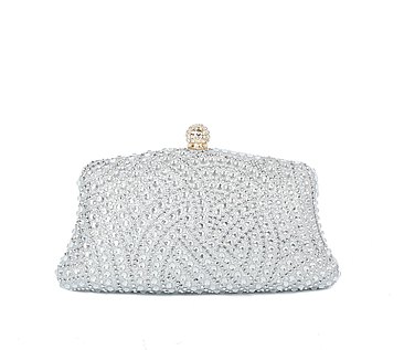 Rhinestone Embellishment Evening Bag Clutch