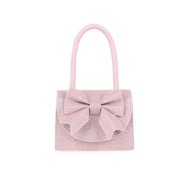 Bow-accent Shimmer Mini Bag