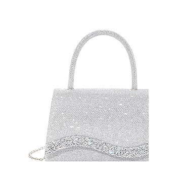 Glitter Bow Clutch