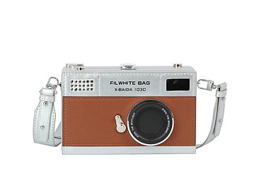 Camera Shaped Crossbody Bag