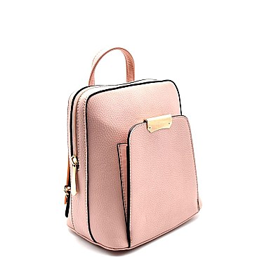 GS6194-LP Front Pocket Small Fashion Backpack