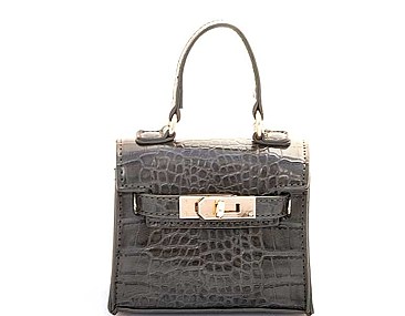 CHIC CROC DESIGN MINI CROSSBODY BAG