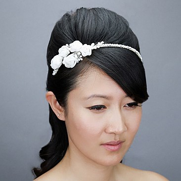 PEARLS AND STONES BRIDAL HEADBAND SLH0570