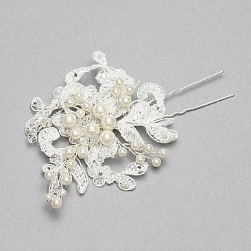 FASHIONABLE WEDDING PEARL STONE HAIR STICK SLH0598