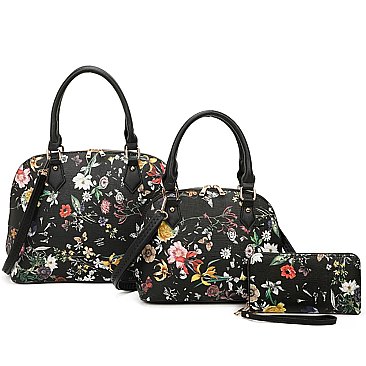 Flower 3-in-1 Dome Satchel Set