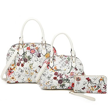 Flower 3-in-1 Dome Satchel Set