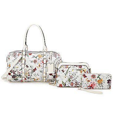 Flower 3-in-1 Satchel Set